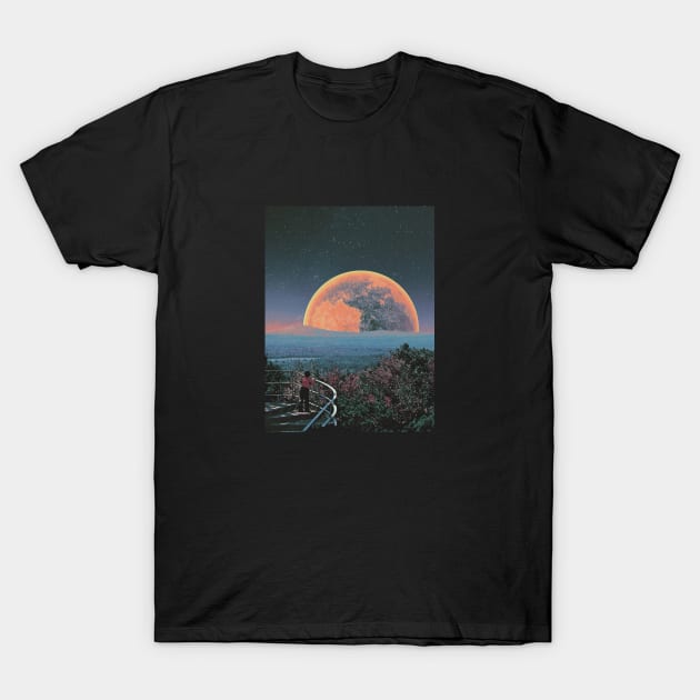 Celestial Reverie - Retro Space T-Shirt by jessgaspar